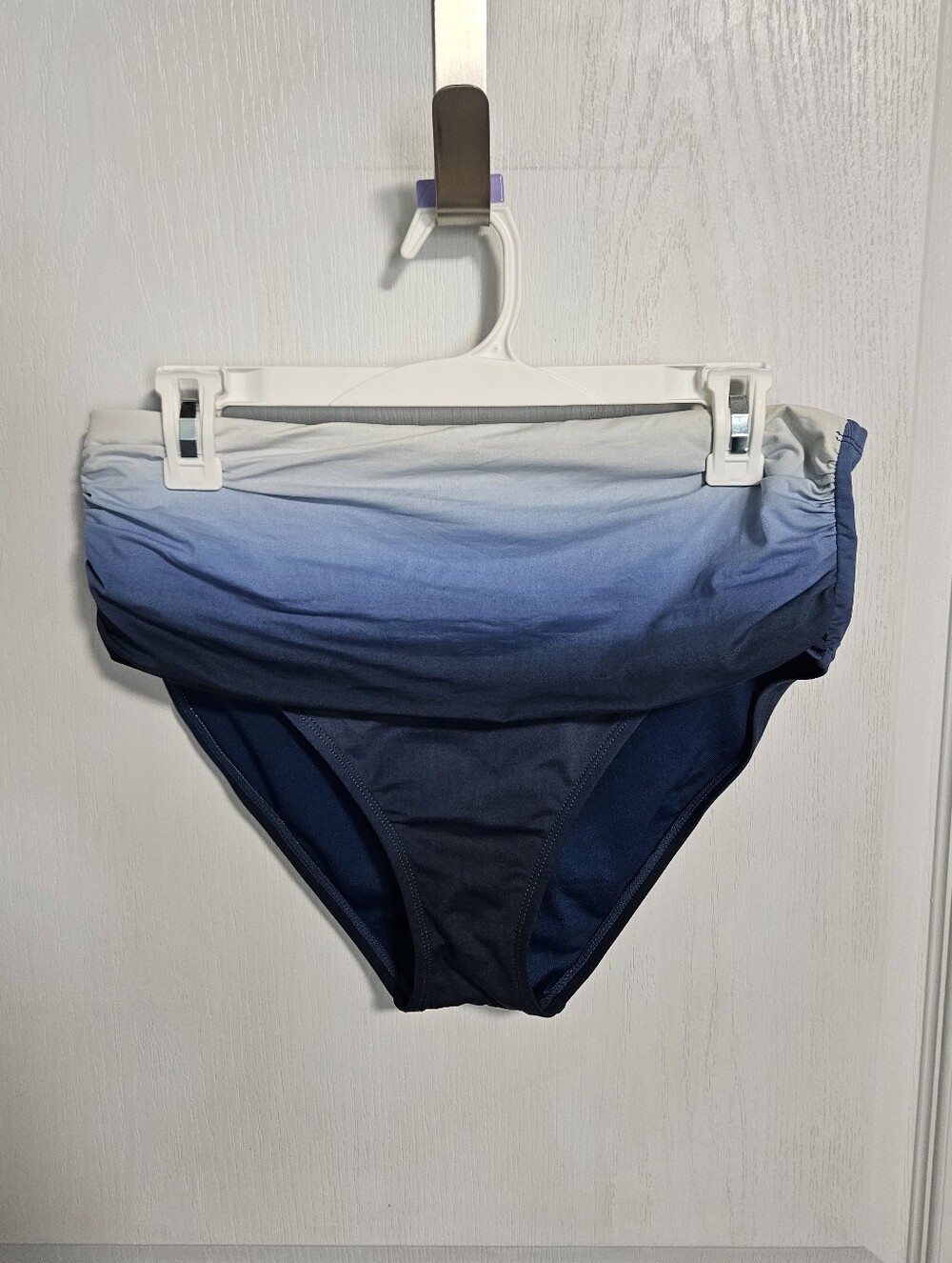Bleu Rod Beattie Swim Bottoms Ombre Blue High Waist Desert Mirage Womens 10